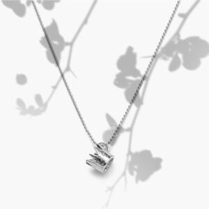 Idlewild Everyday Crown Necklace NWT NEW IN BOX Elegant Silver Pendant Necklace